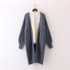 Open-Front Long Cardigan