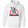 Pets Not Bets Red Arch Pullover Hoodie