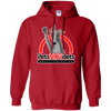 Pets Not Bets Red Arch Pullover Hoodie