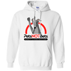 Pets Not Bets Red Arch Pullover Hoodie