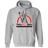 Pets Not Bets Red Arch Pullover Hoodie