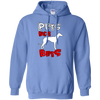 Pets Not Bets Red and White Pullover Hoodie
