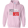 Pets Not Bets Standing Greyhound Pullover Hoodie