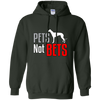 Pets Not Bets Standing Greyhound Pullover Hoodie