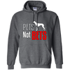 Pets Not Bets Standing Greyhound Pullover Hoodie