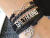 Infinity Love Dog Paw Greyhound Bracelet