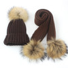 Warm Woolen & Cashmere Crochet Hat & Scarf For Girls & Boys