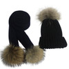 Warm Woolen & Cashmere Crochet Hat & Scarf For Girls & Boys