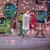 LED Glitter Christmas Candle