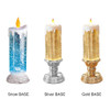 LED Glitter Christmas Candle
