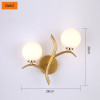 Nordic Metal LED Wall Lamp Glass Ball Postmodern Golden Wall Lamp Nordic Metal LED Wall Lamp Glass Ball Postmodern Golden Wall Lamp