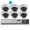 Face Detection 8CH 5MP NVR CCTV Security Kit System POE Audio Record Dome Outdoor POE IP Camera Video Surveillance Set
