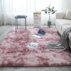 European Long Hair Area Rug Carpet Bedroom Bay Window Bedside Mat Washable Blanket