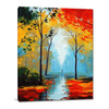 Wall Art Canvas Print Fall Tree Blossom Canvas Painting 60x90cm (24x36 inches) For Bedroom Hallway Home Décor