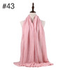 Muslim Crinkle Hijab Scarf Soft Cotton Head Scarf