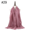 Muslim Crinkle Hijab Scarf Soft Cotton Head Scarf