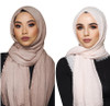 Muslim Crinkle Hijab Scarf Soft Cotton Head Scarf