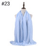 Muslim Crinkle Hijab Scarf Soft Cotton Head Scarf