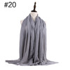 Muslim Crinkle Hijab Scarf Soft Cotton Head Scarf