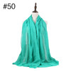 Muslim Crinkle Hijab Scarf Soft Cotton Head Scarf