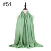 Muslim Crinkle Hijab Scarf Soft Cotton Head Scarf