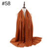 Muslim Crinkle Hijab Scarf Soft Cotton Head Scarf