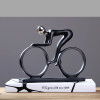 Modern Abstract Resin Bicycler Cyclist Bike Rider Figurine