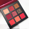 Beauty Glazed Makeup Eyeshadow Palette Makeup Brushes 9 Color Shimmer Pigmented Eye Shadow