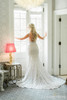 Mermaid Bridal Gown Spaghetti Straps Backless Lace Wedding Dress W642