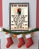 From Wife To Husband Couple Lover Meaningful Quote Christmas Gift Poster