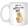 Life Is Better With Cats Mug - Gifts For Cat Lovers