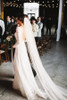 Beautiful A Line Off The Shoulder Classy Ivory Lace Long Beach Wedding Dresses W800