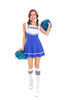 Hot Sale Blue Sexy High School Cheerleader Costume Hot Sale Blue Sexy High School Cheerleader Costume