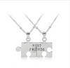 2pcs Puzzles Pendant Best Friends Forever Necklace Offer