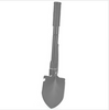 [4 in 1 ] Portable Folding Shovel with Pick Saw Compass