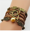 Unisex Jewelry Leather Double Infinite Multi-Layer Bracelets Offer