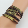 Unisex Jewelry Leather Double Infinite Multi-Layer Bracelets Offer