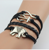 Unisex Jewelry Leather Double Infinite Multi-Layer Bracelets Offer