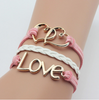 Unisex Jewelry Leather Double Infinite Multi-Layer Bracelets Offer