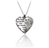 "No Longer by My Side but Forever in My Heart"  Print & Heart Necklace Offer