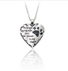 "No Longer by My Side but Forever in My Heart"  Print & Heart Necklace Offer