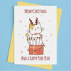 Meowy Christmas and a Happy Purr Year - Christmas Card