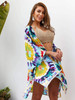 Tie Dye Open Front Kimono