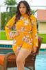 June Halter Floral Print Backless Boho Romper