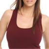 Seamless Ribbed Racerback Sports Tank Top Blouse Yoga Activewear Cami