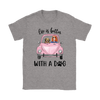 Life Is Better With A Dog Pink Car