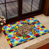 Autism Awareness Door Mat