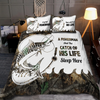 Fisherman And His Best Catch Bedding Set