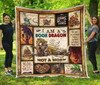 I Am A Book Dragon Quilt