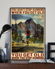 You don't stop running when you get old Vintage Poster